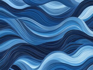 蓝色动感波浪纹理图案