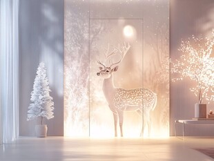 梦幻鹿景装饰的温馨空间