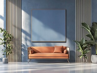 现代简约风客厅沙发场景