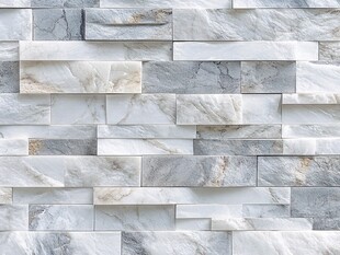 灰白大理石纹理墙面装饰