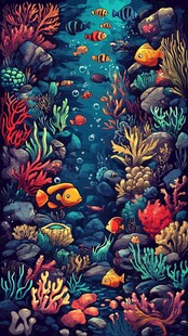 海底奇幻世界 多彩海洋生物