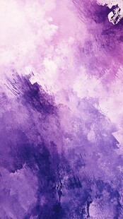 梦幻紫色水彩抽象背景图