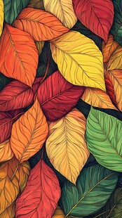 多彩秋叶绘就自然之美