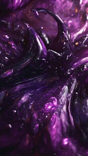 梦幻紫黑色流动质感纹理