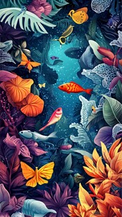 梦幻海底世界的多彩奇遇