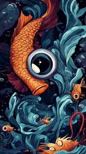 奇幻锦鲤与神秘阴阳之眼