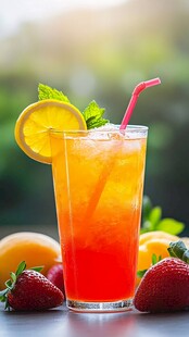 夏日鲜果冰饮 清新诱人