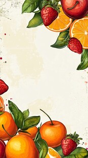 水果装饰边框图