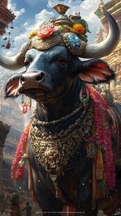 神圣牛神 印度教奇幻图景