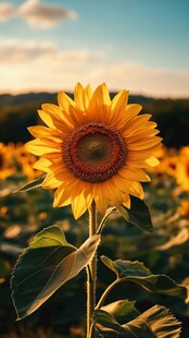 向阳而生的灿烂向日葵