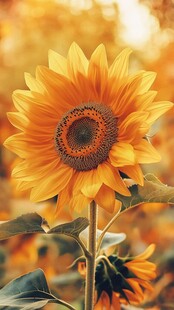 向阳而生的灿烂向日葵