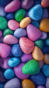 多彩糖果石 视觉盛宴