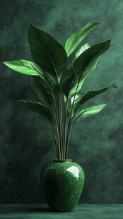 翠绿盆栽 简约优雅风