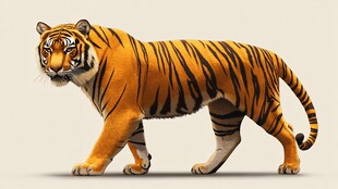 威猛老虎形象展示