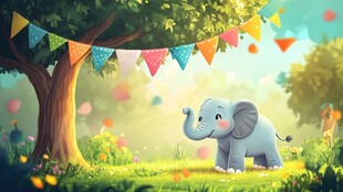 树下小象的欢乐派对