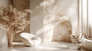 简约舒适的室内休憩空间