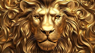 金色雄狮 华丽的王者风范