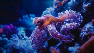 深海中的梦幻章鱼