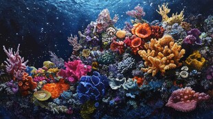 绚丽多彩的海底珊瑚世界