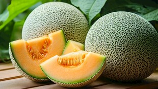 新鲜哈密瓜 果肉饱满诱人