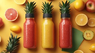 三色鲜果昔 缤纷水果世界