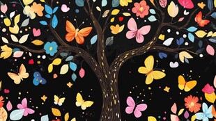 梦幻蝴蝶树 多彩童话世界