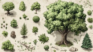 多样绿植集合图