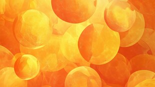 暖橙色光斑梦幻背景图