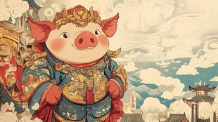 猪将军古风形象