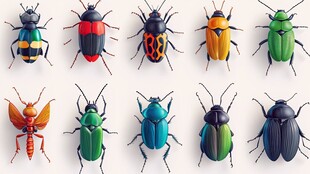 多彩甲虫大集合