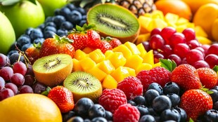 缤纷多彩的新鲜水果盛宴