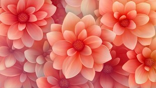 梦幻粉色花朵背景图