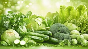 新鲜翠绿蔬菜大集合