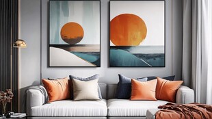 现代风客厅的艺术装饰