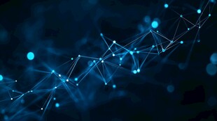 科技感网络连接背景图