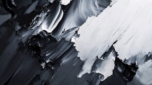 黑白抽象笔触艺术纹理