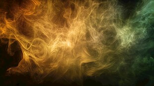 梦幻炫彩烟雾特效画面