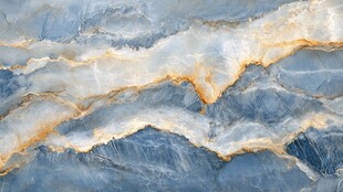 蓝金大理石纹理图案