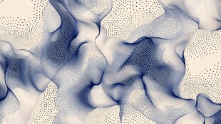 蓝白渐变抽象纹理图案