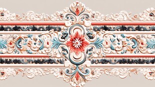 古典精美花纹装饰图案