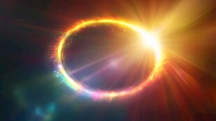 炫彩光环特效背景图