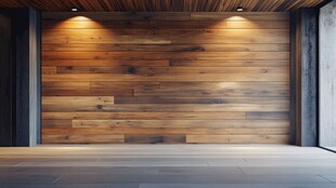 木质墙面营造温馨空间