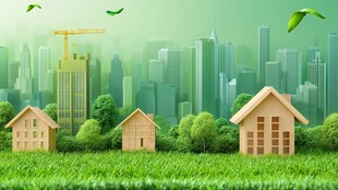 绿色家园与城市建筑景观