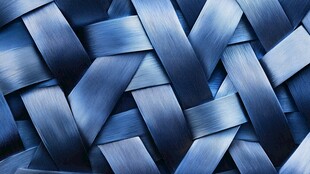 蓝色金属编织纹理图案