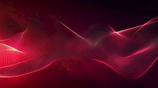 梦幻红色流动线条背景