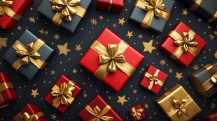 缤纷礼品装点梦幻节日氛围