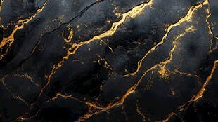 黑金大理石纹理奢华背景