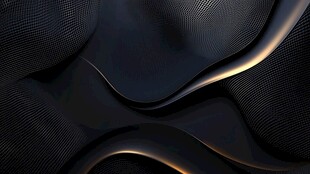 黑色流动质感抽象背景图