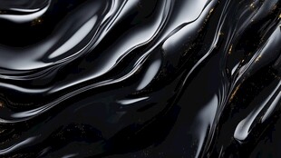 黑色流动质感纹理背景