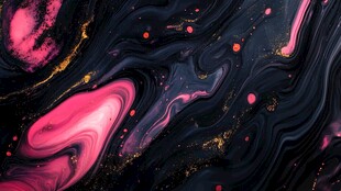 梦幻粉黑大理石纹理图案